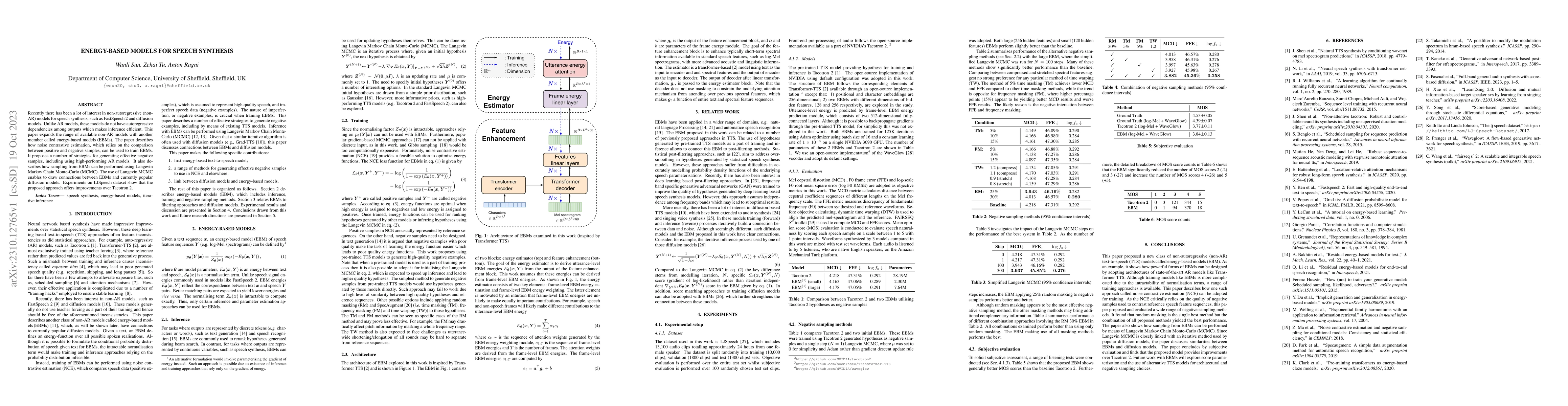 Thumbnail for Energy-Based Models For Speech Synthesis