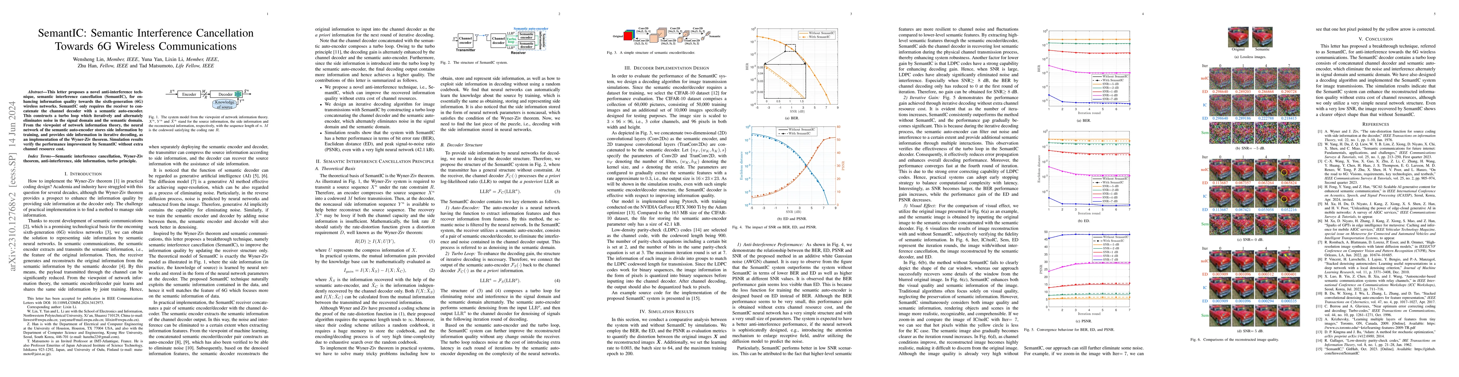 Thumbnail for SemantIC: Semantic Interference Cancellation Towards 6G Wireless
  Communications