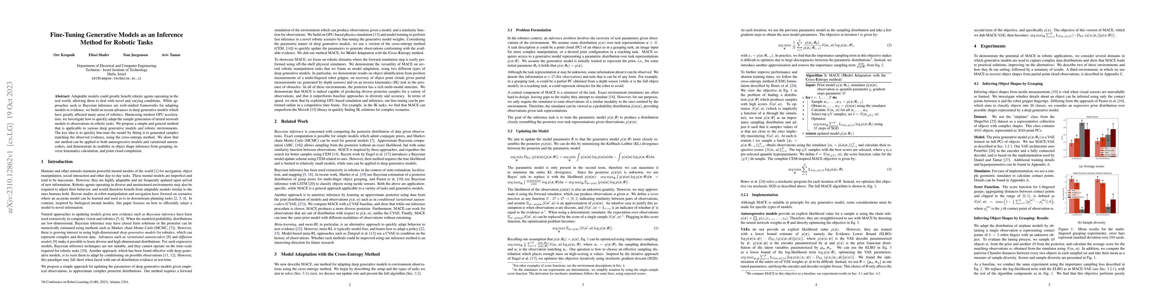 Thumbnail for Fine-Tuning Generative Models as an Inference Method for Robotic Tasks