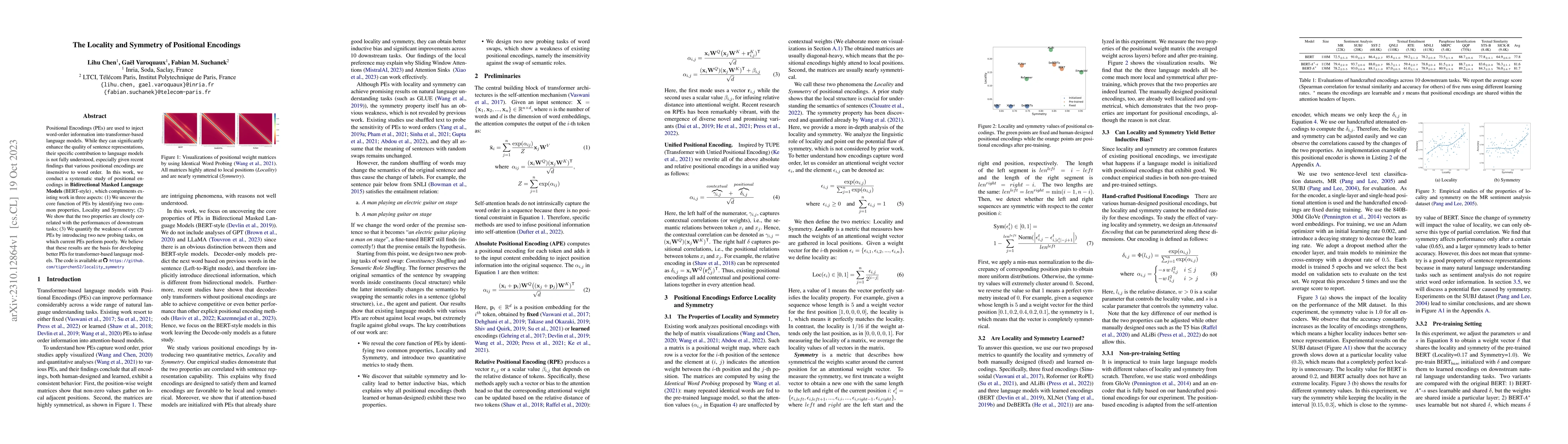 Thumbnail for The Locality and Symmetry of Positional Encodings