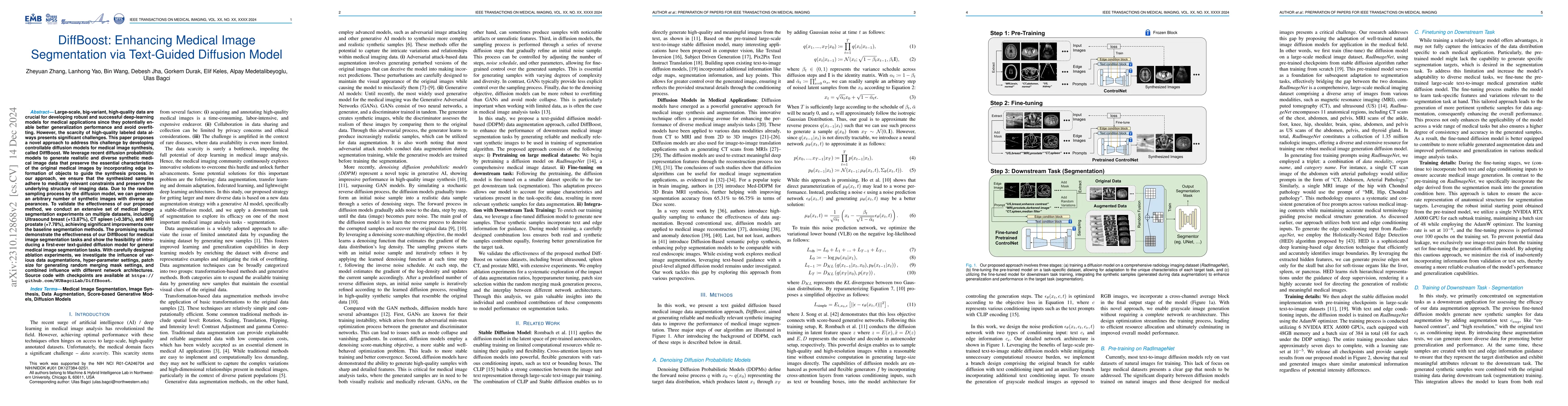 Thumbnail for EMIT-Diff: Enhancing Medical Image Segmentation via Text-Guided
  Diffusion Model