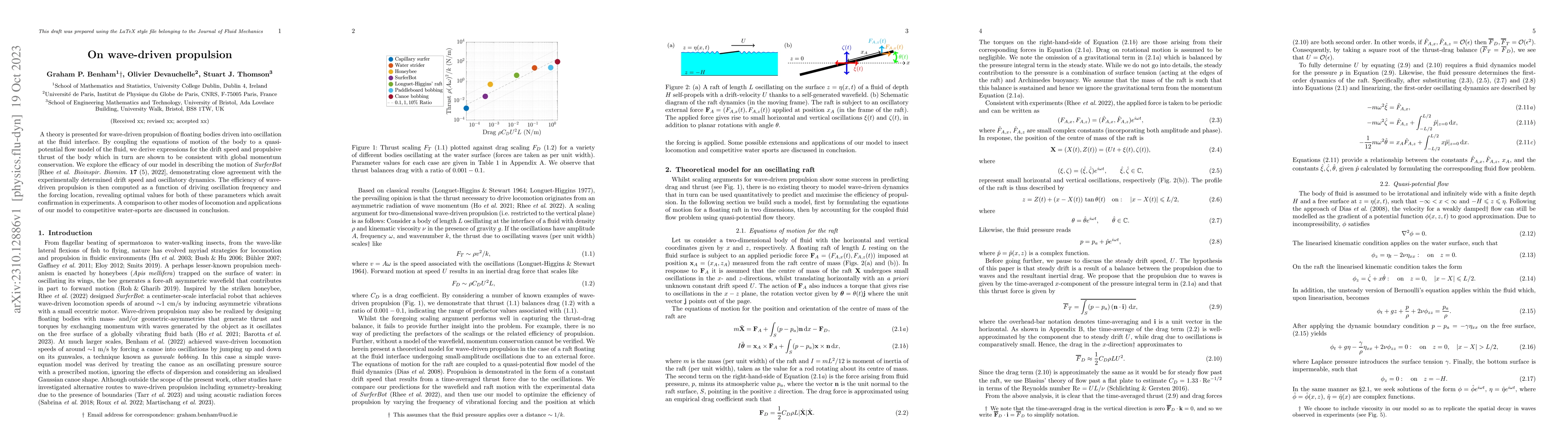 Thumbnail for On wave-driven propulsion