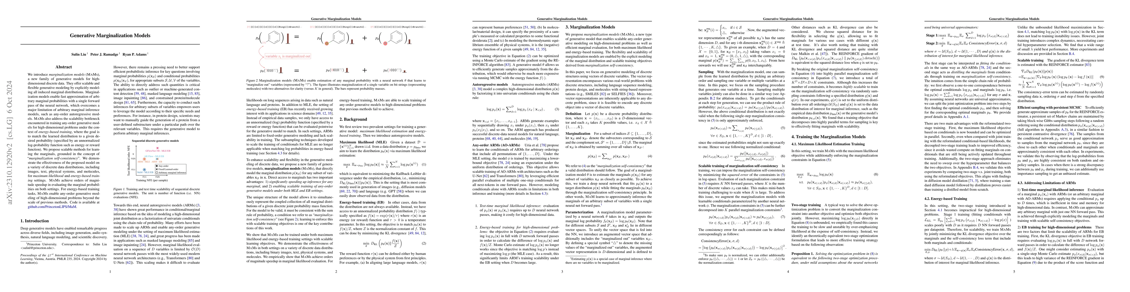 Thumbnail for Generative Marginalization Models