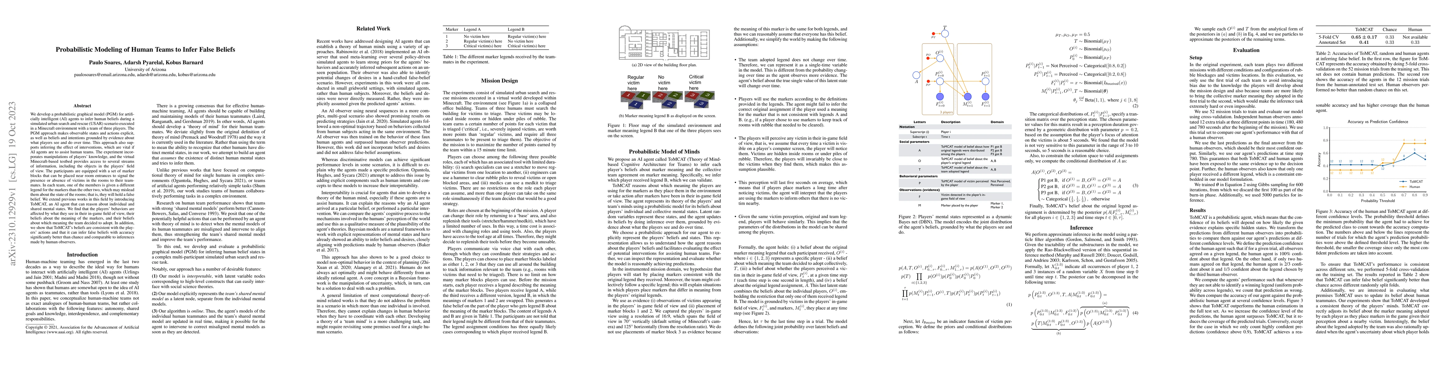 Thumbnail for Probabilistic Modeling of Human Teams to Infer False Beliefs