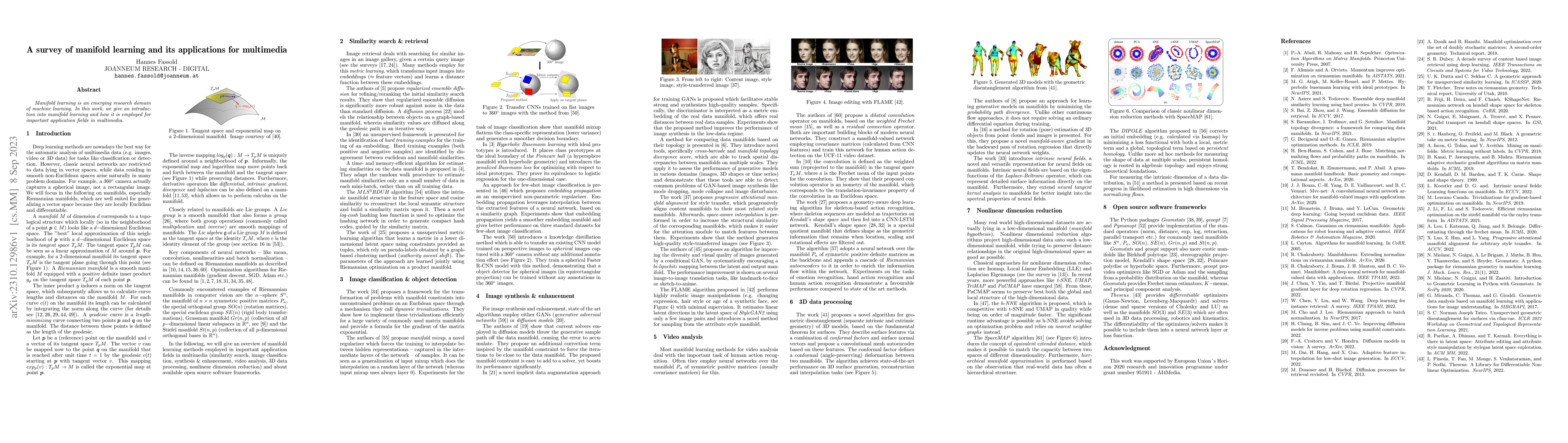 Thumbnail for A survey of manifold learning and its applications for multimedia