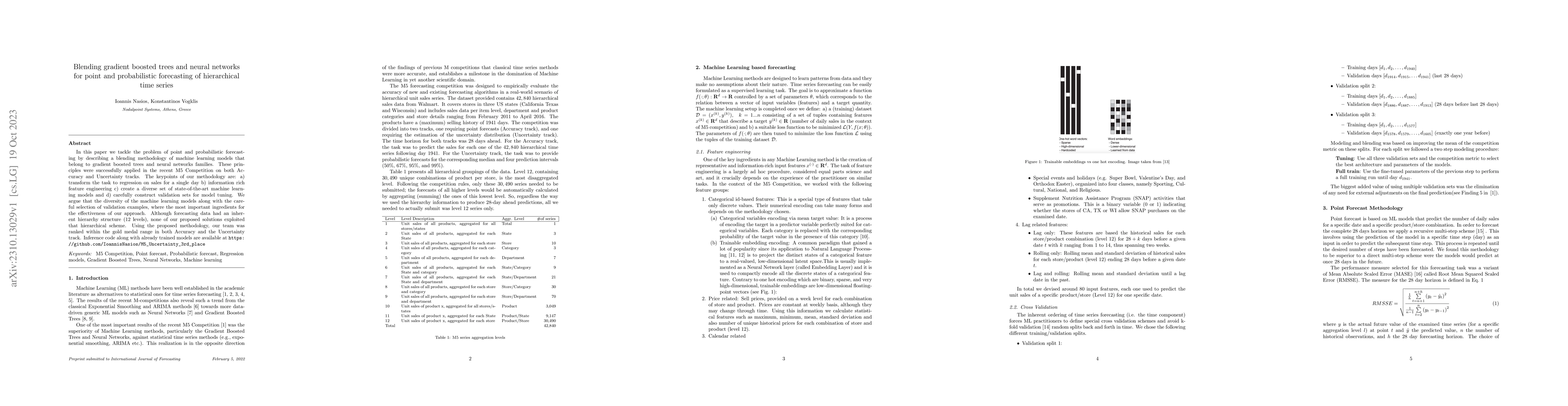 Thumbnail for Blending gradient boosted trees and neural networks for point and
  probabilistic forecasting of hierarchical time series