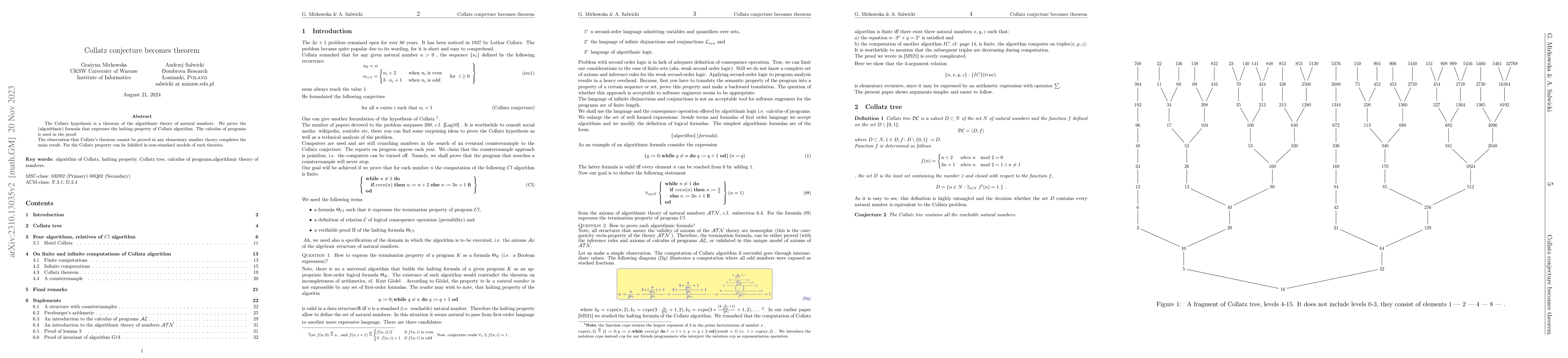 Thumbnail for Collatz conjecture becomes theorem