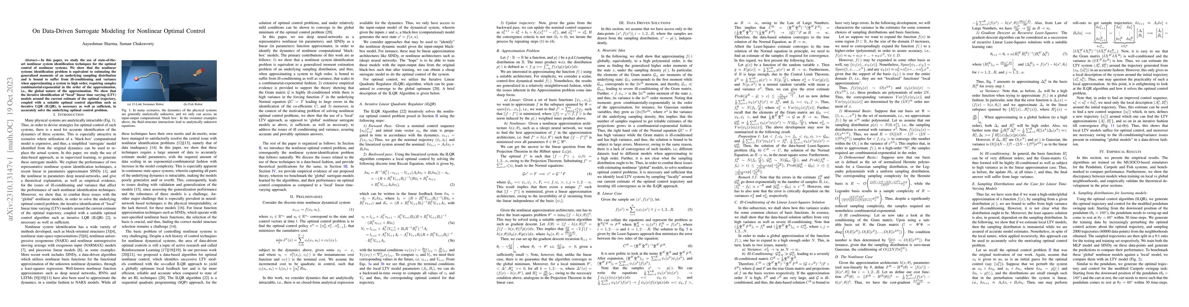Thumbnail for On Data-Driven Surrogate Modeling for Nonlinear Optimal Control