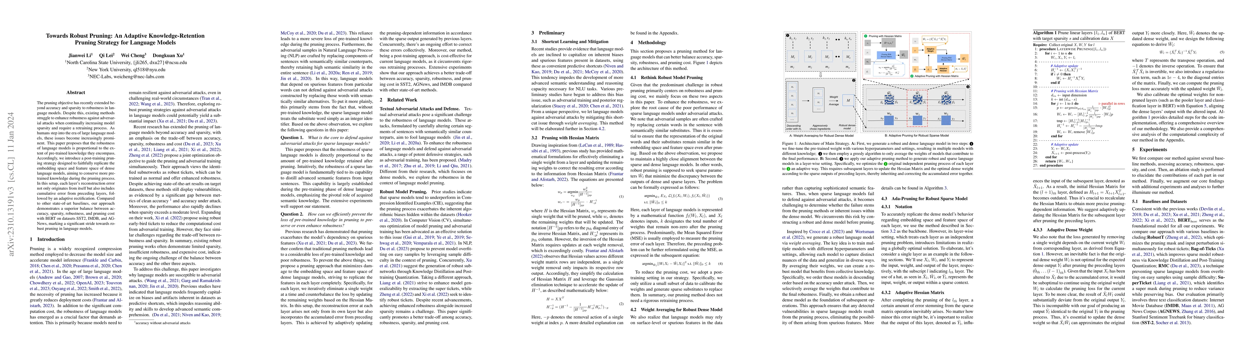 Thumbnail for Towards Robust Pruning: An Adaptive Knowledge-Retention Pruning Strategy
  for Language Models
