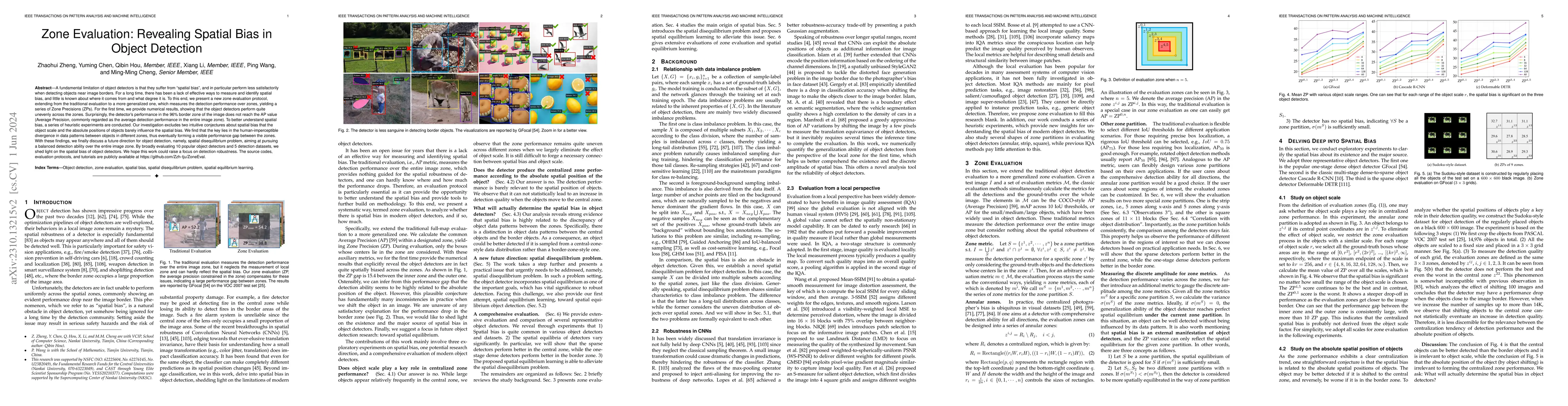 Thumbnail for Zone Evaluation: Revealing Spatial Bias in Object Detection