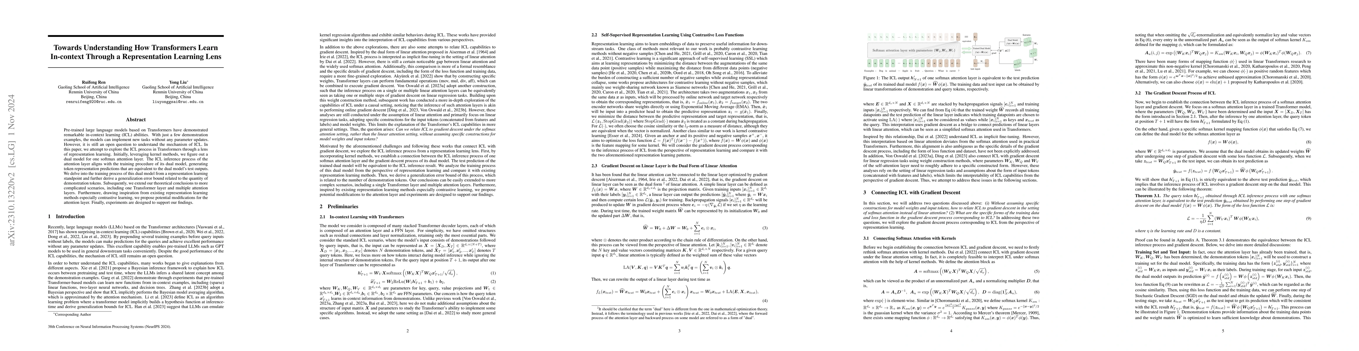 Thumbnail for In-context Learning with Transformer Is Really Equivalent to a
  Contrastive Learning Pattern