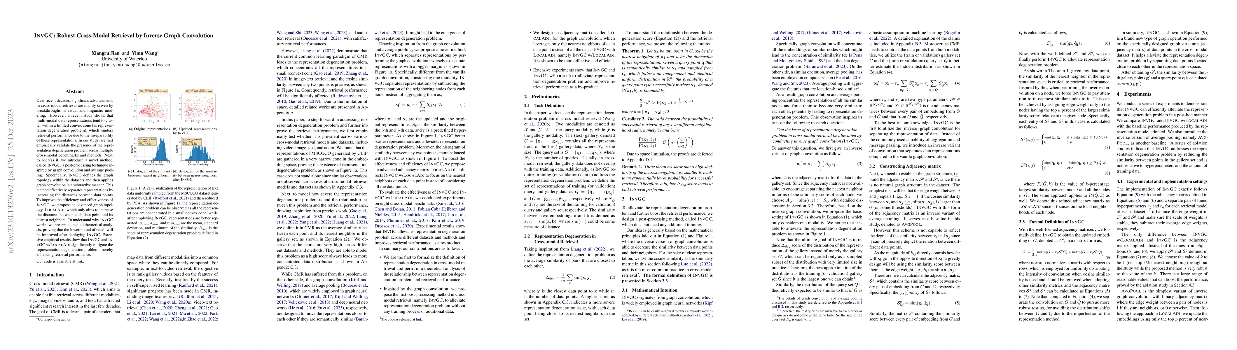 Thumbnail for InvGC: Robust Cross-Modal Retrieval by Inverse Graph Convolution