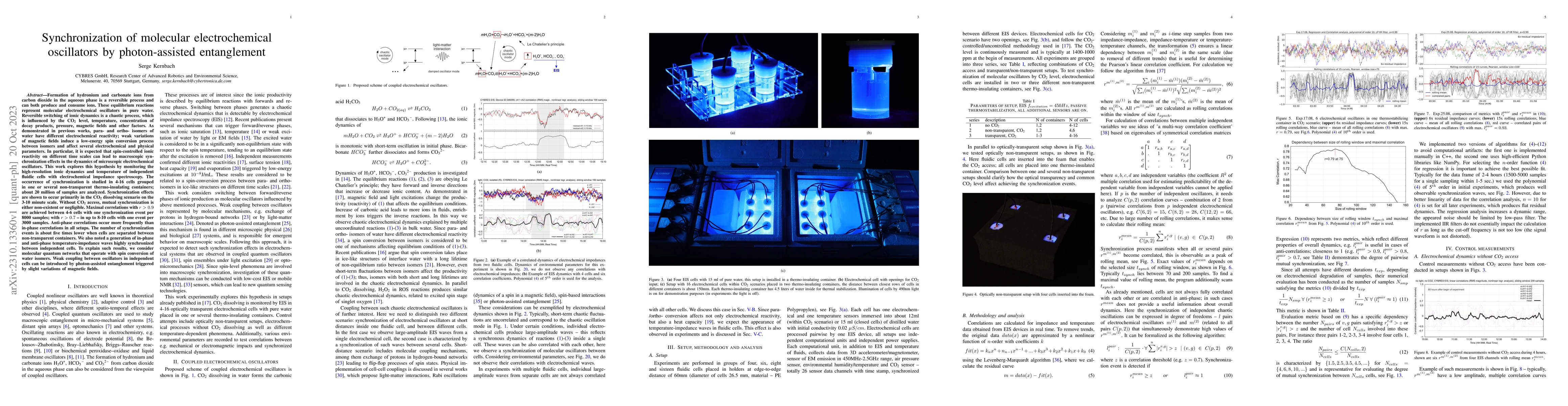 Thumbnail for Synchronization of molecular electrochemical oscillators by
  photon-assisted entanglement