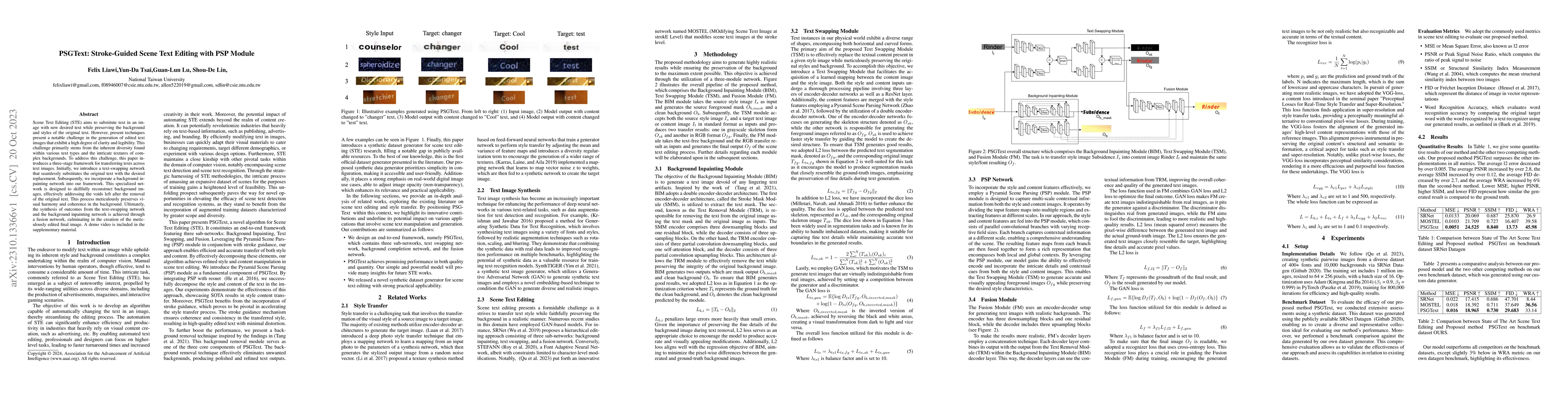 Thumbnail for PSGText: Stroke-Guided Scene Text Editing with PSP Module