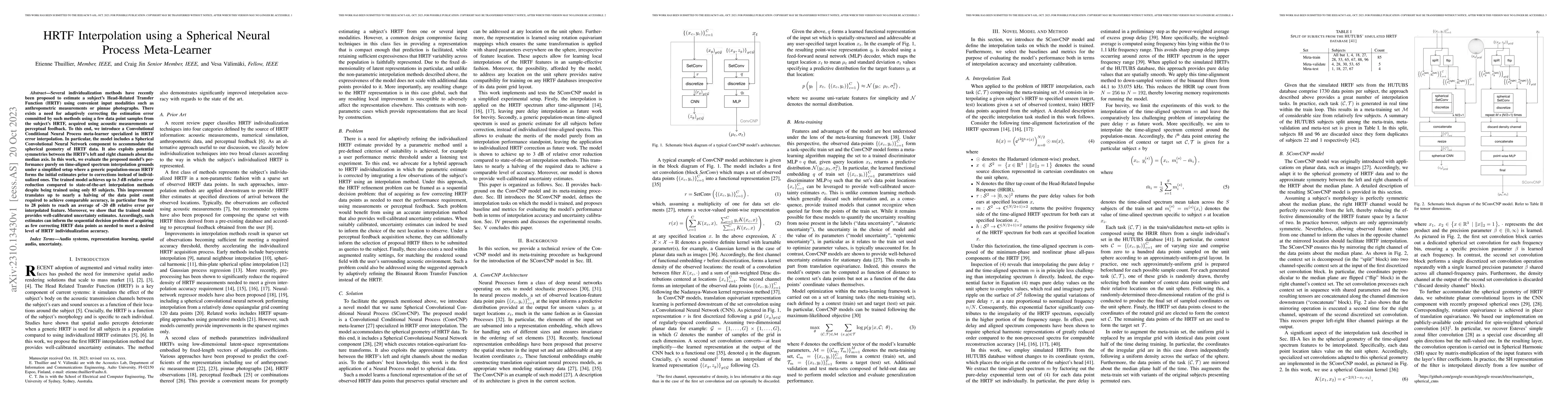 Thumbnail for HRTF Interpolation using a Spherical Neural Process Meta-Learner