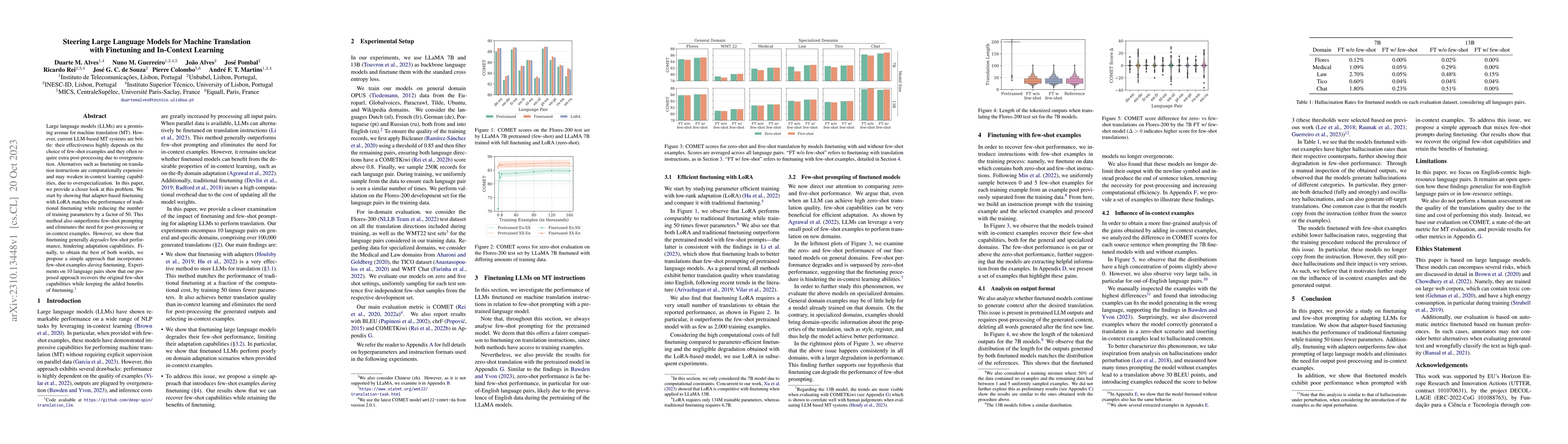 Thumbnail for Steering Large Language Models for Machine Translation with Finetuning
  and In-Context Learning