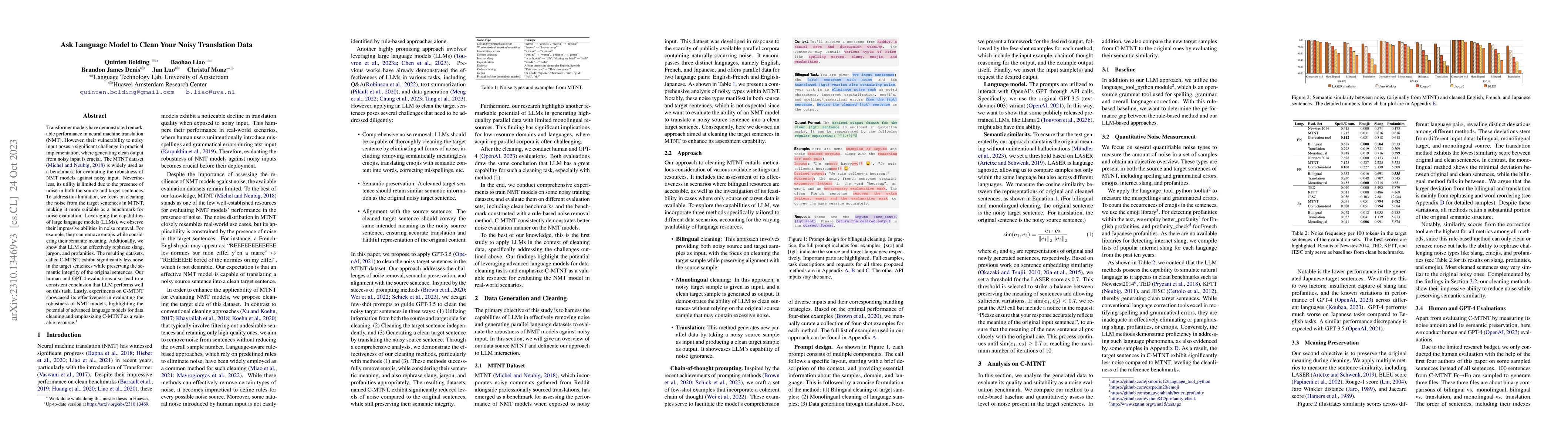 Thumbnail for Ask Language Model to Clean Your Noisy Translation Data