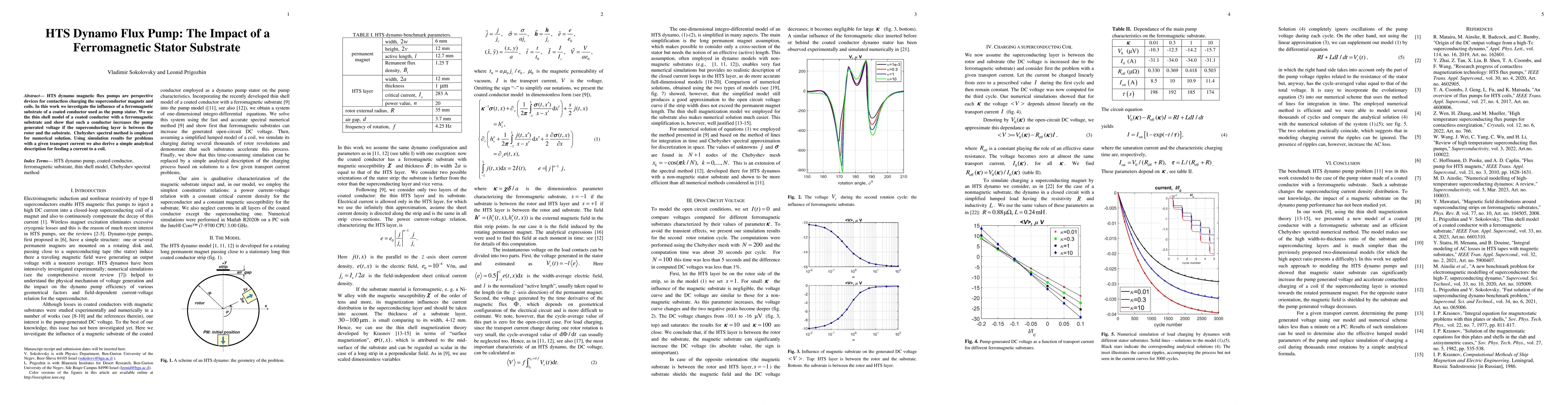 Thumbnail for HTS Dynamo Flux Pump: The Impact of a Ferromagnetic Stator Substrate