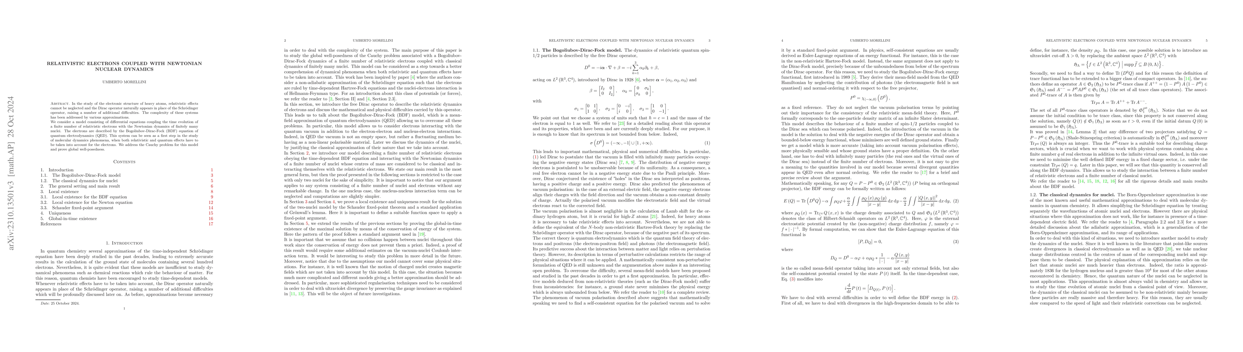 Thumbnail for Relativistic electrons coupled with Newtonian nuclear dynamics