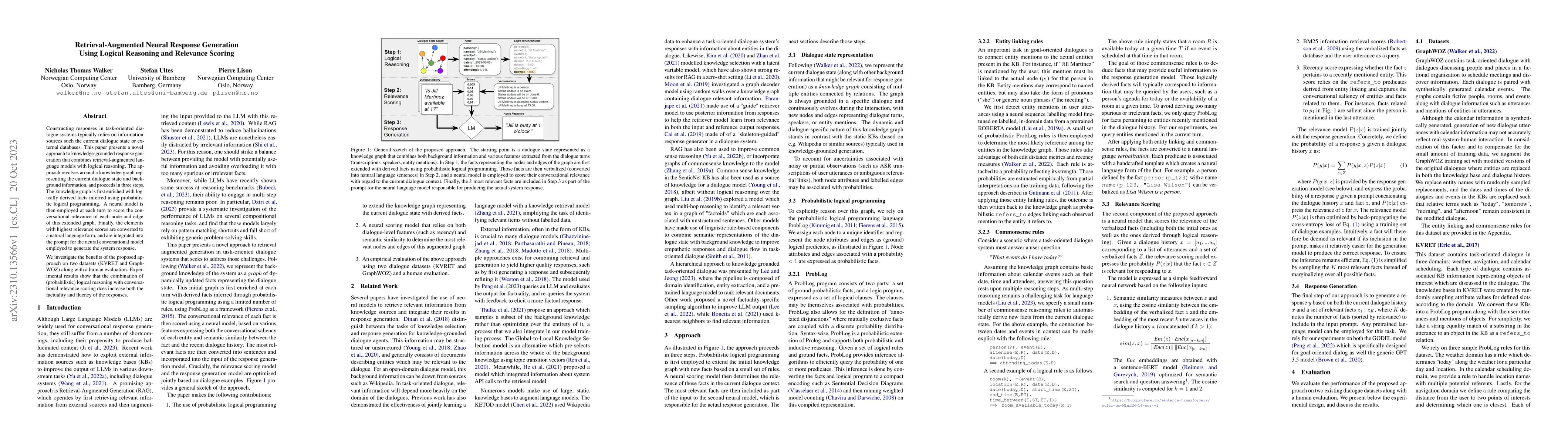 Thumbnail for Retrieval-Augmented Neural Response Generation Using Logical Reasoning
  and Relevance Scoring