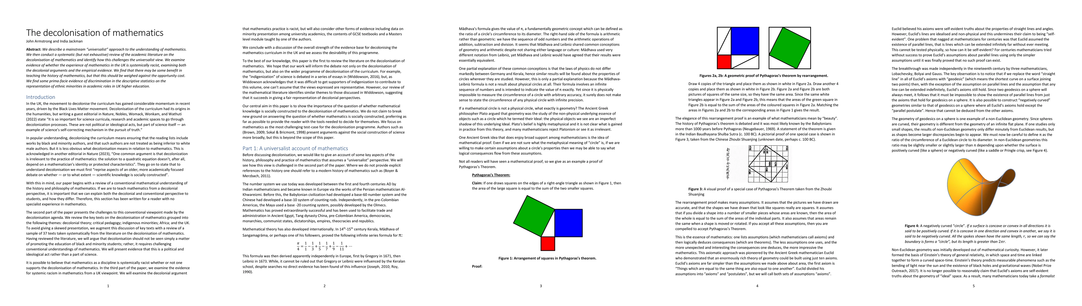 Thumbnail for The decolonisation of mathematics