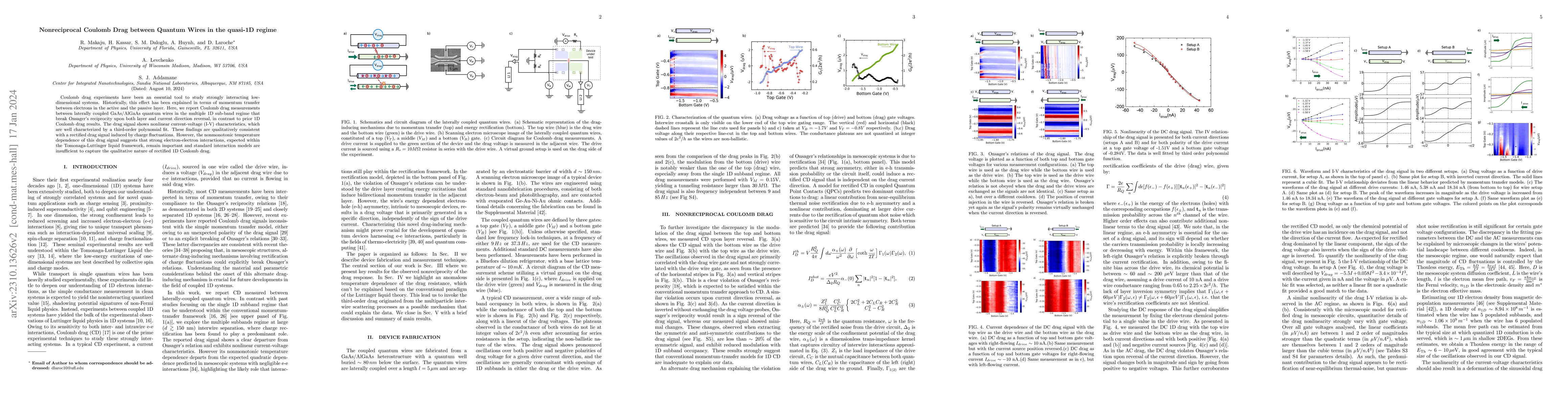 Thumbnail for Nonreciprocal Coulomb Drag between Quantum Wires in the quasi-1D regime