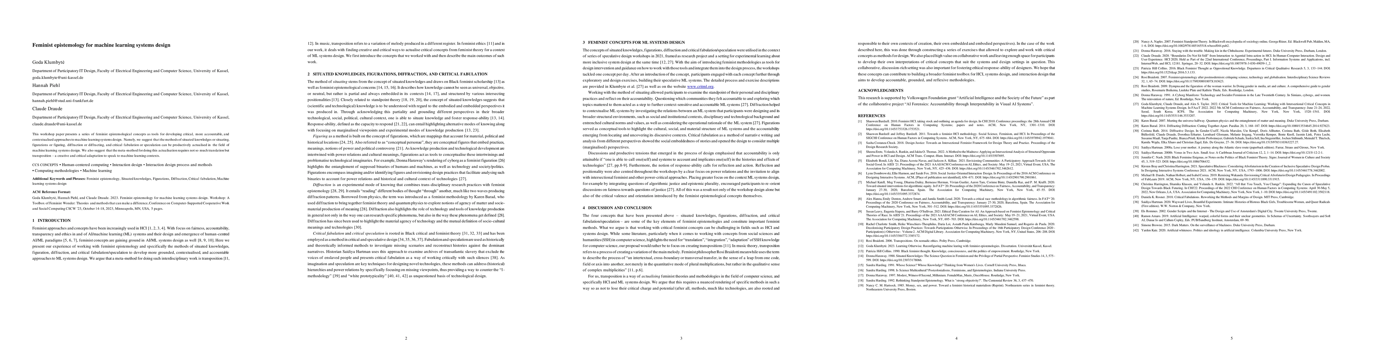 Thumbnail for Feminist epistemology for machine learning systems design