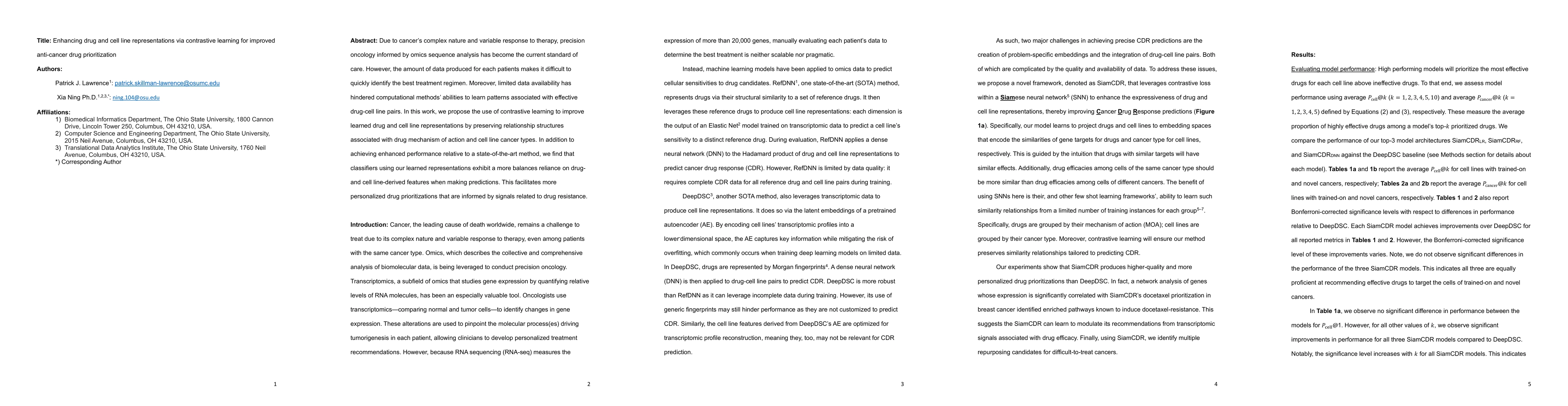 Thumbnail for Enhancing drug and cell line representations via contrastive learning
  for improved anti-cancer drug prioritization