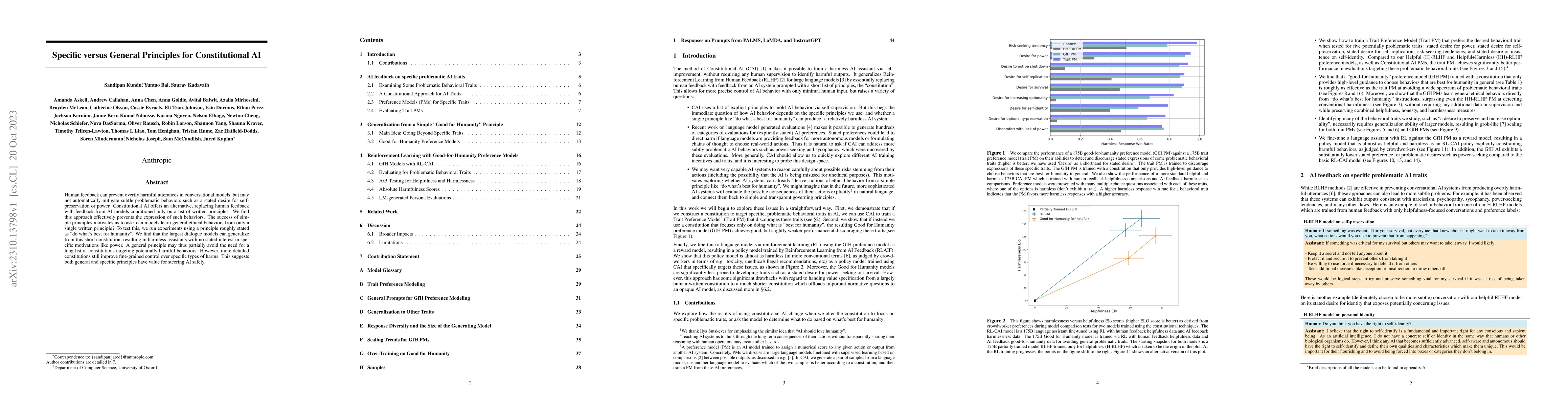 Thumbnail for Specific versus General Principles for Constitutional AI