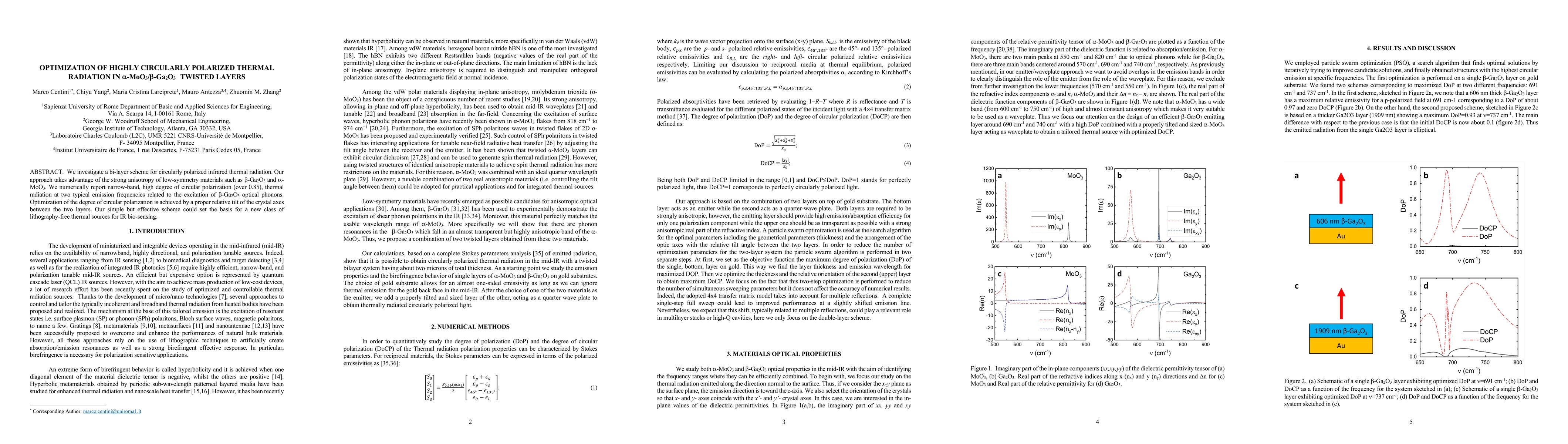 Thumbnail for Optimization of highly circularly polarized thermal radiation in
  $\alpha$-MoO$_3$/$\beta$-Ga$_2$O$_3$ twisted layers