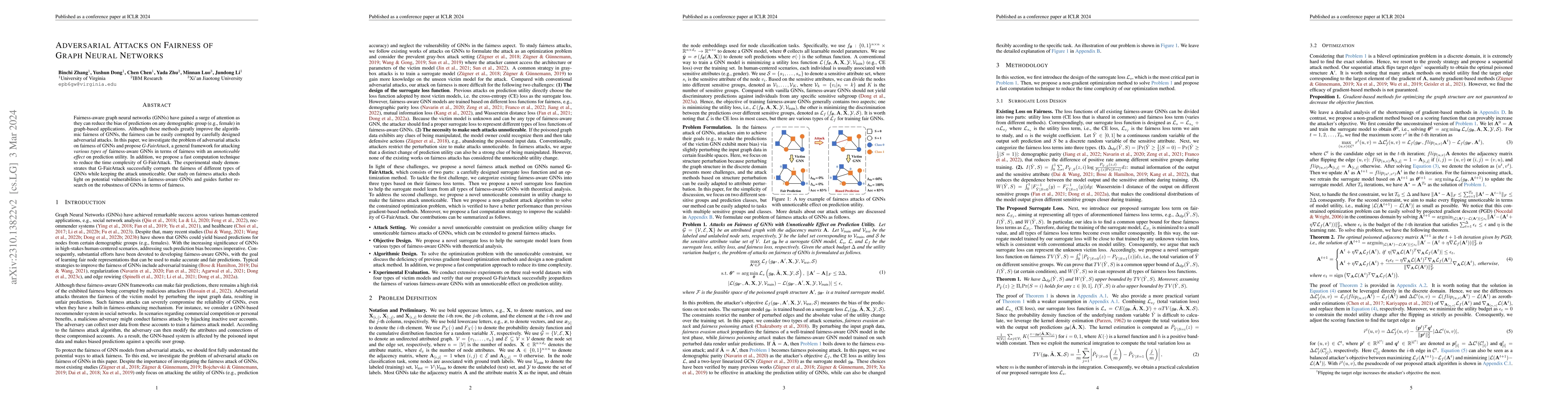 Thumbnail for Adversarial Attacks on Fairness of Graph Neural Networks