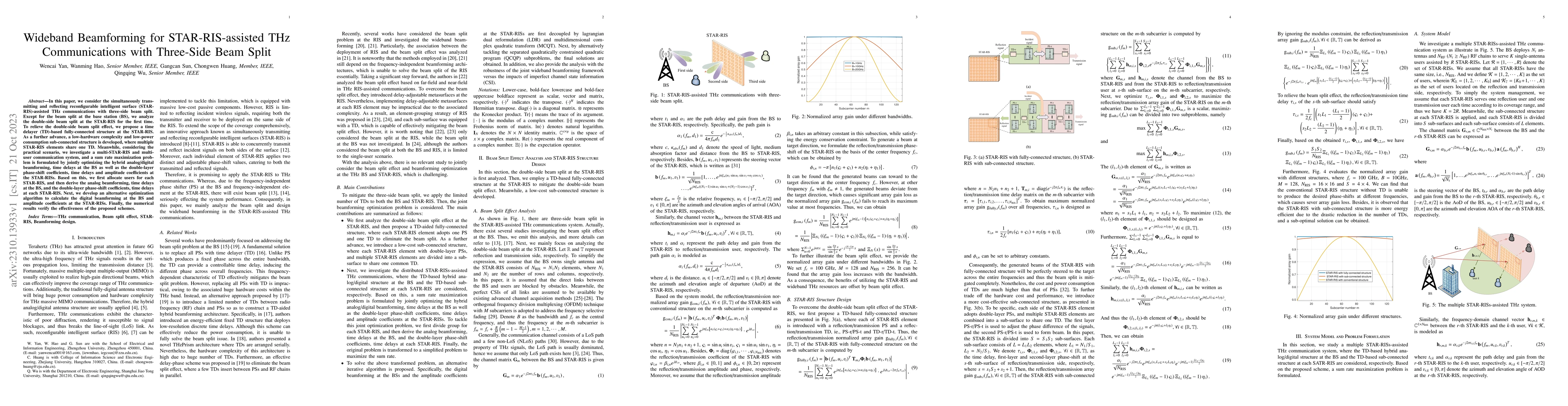 Thumbnail for Wideband Beamforming for STAR-RIS-assisted THz Communications with
  Three-Side Beam Split