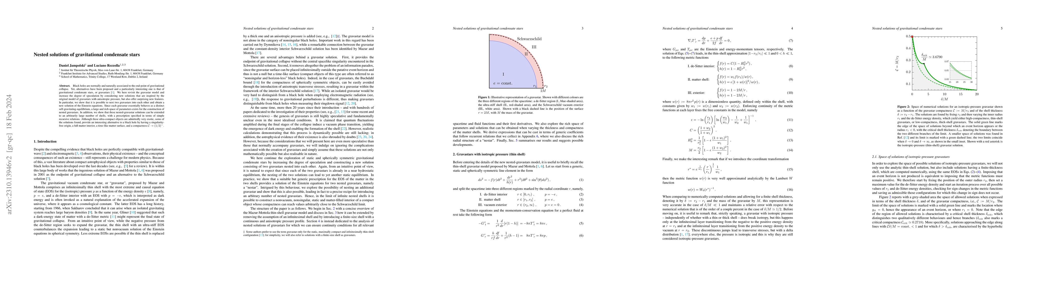 Thumbnail for Nested solutions of gravitational condensate stars
