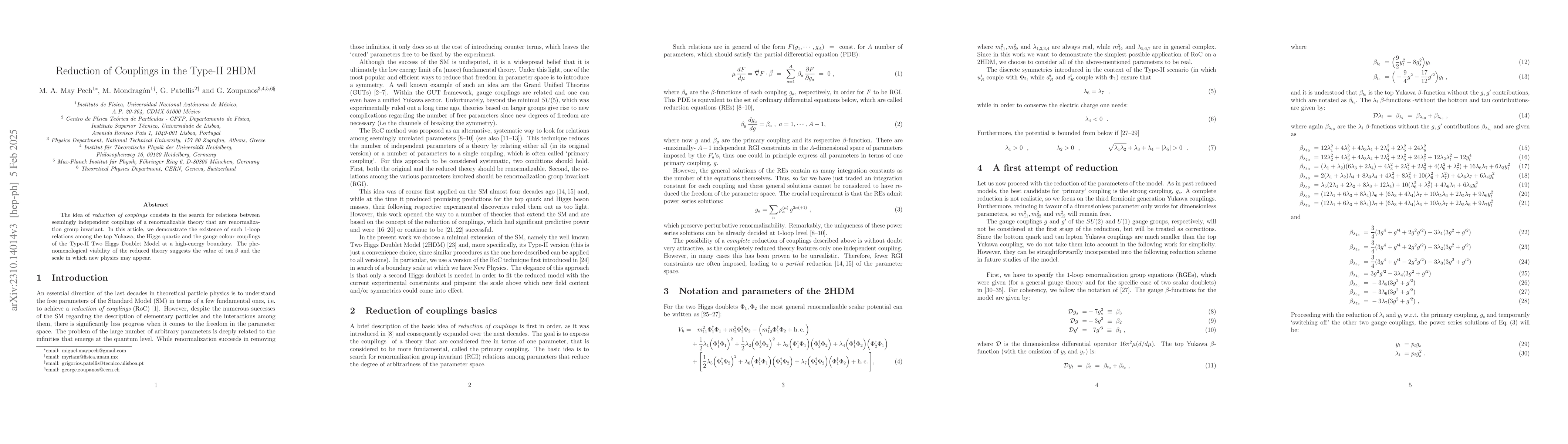 Thumbnail for Reduction of Couplings in the Type-II 2HDM