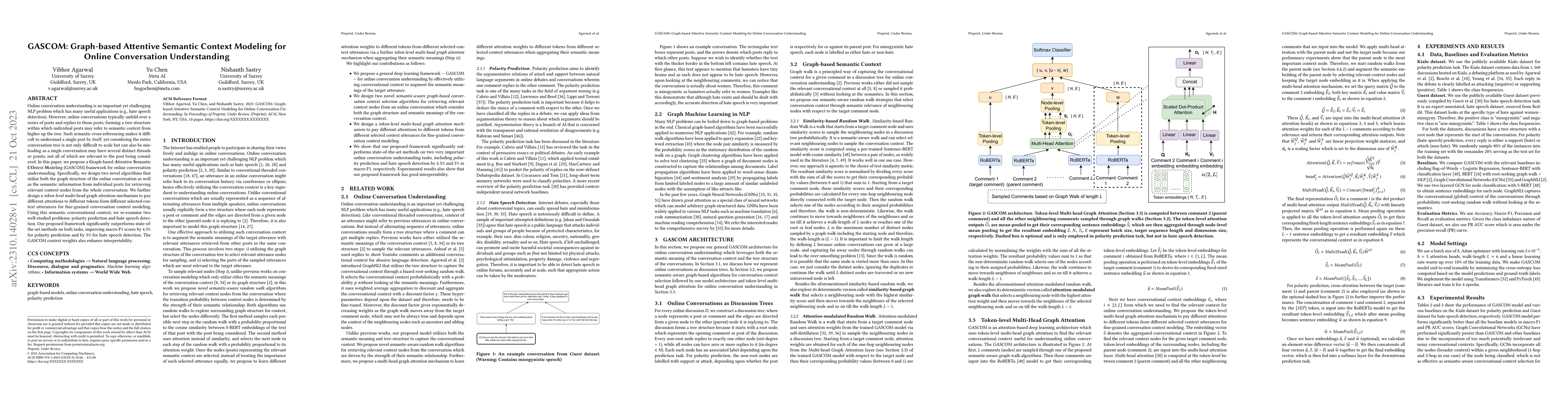 Thumbnail for GASCOM: Graph-based Attentive Semantic Context Modeling for Online
  Conversation Understanding