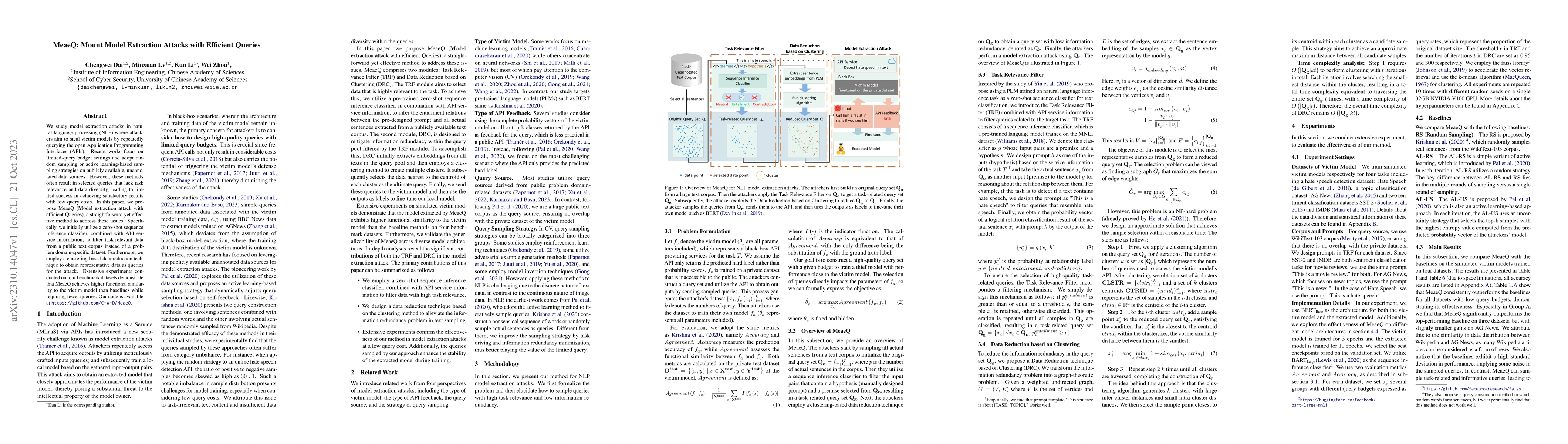 Thumbnail for MeaeQ: Mount Model Extraction Attacks with Efficient Queries