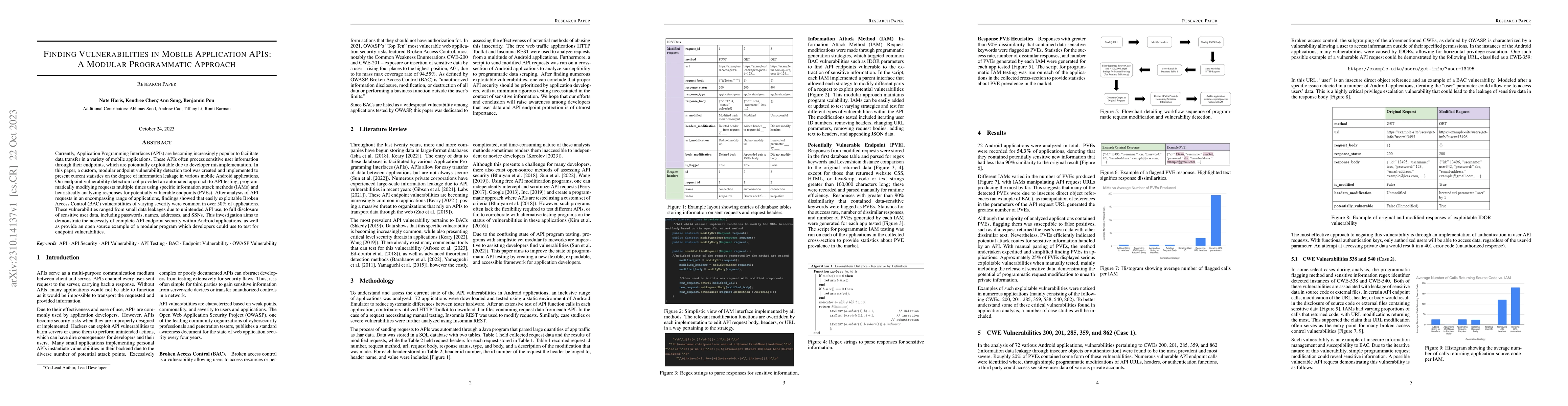 Thumbnail for Finding Vulnerabilities in Mobile Application APIs: A Modular
  Programmatic Approach