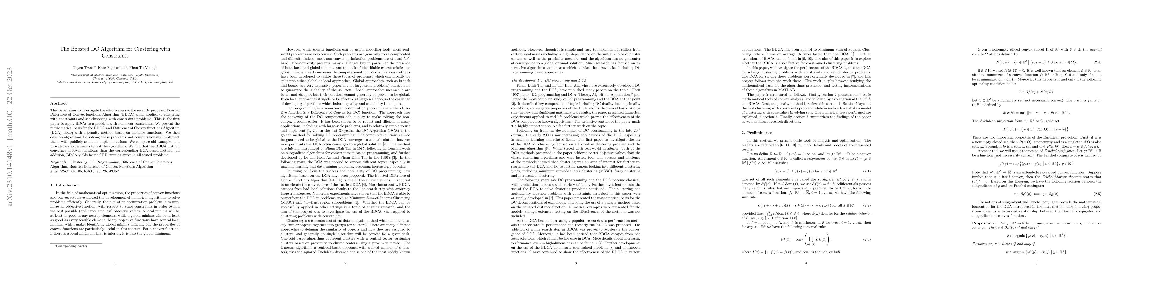 Thumbnail for The Boosted DC Algorithm for Clustering with Constraints