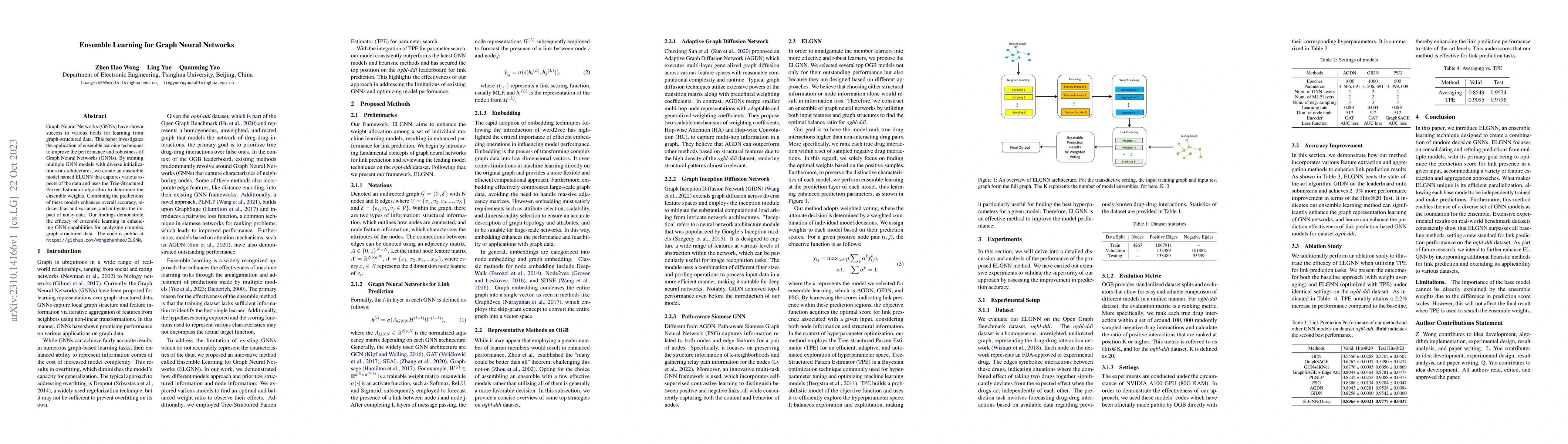 Thumbnail for Ensemble Learning for Graph Neural Networks