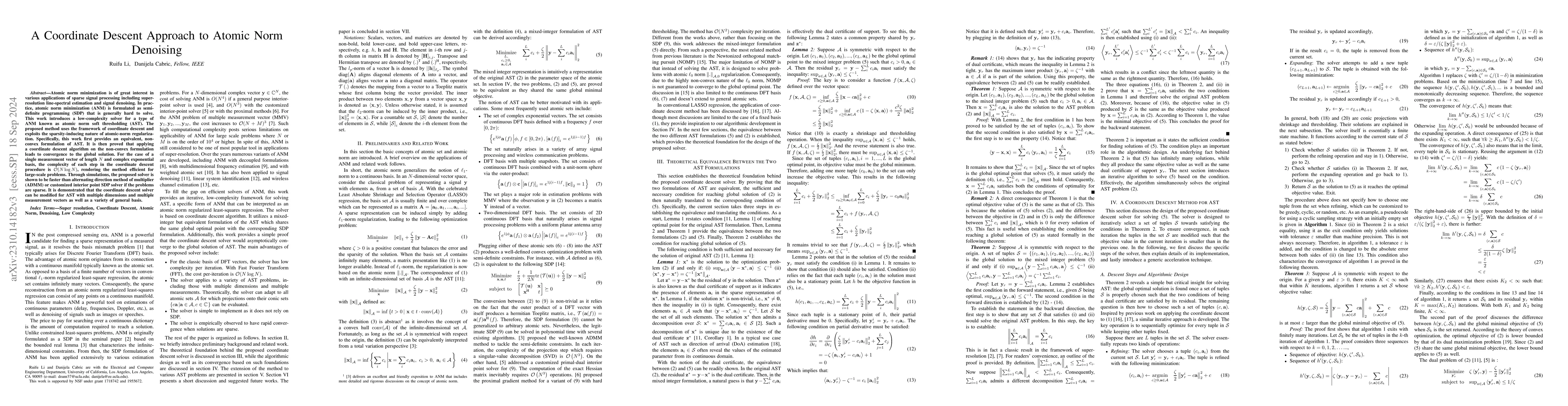 Thumbnail for A Coordinate Descent Approach to Atomic Norm Minimization