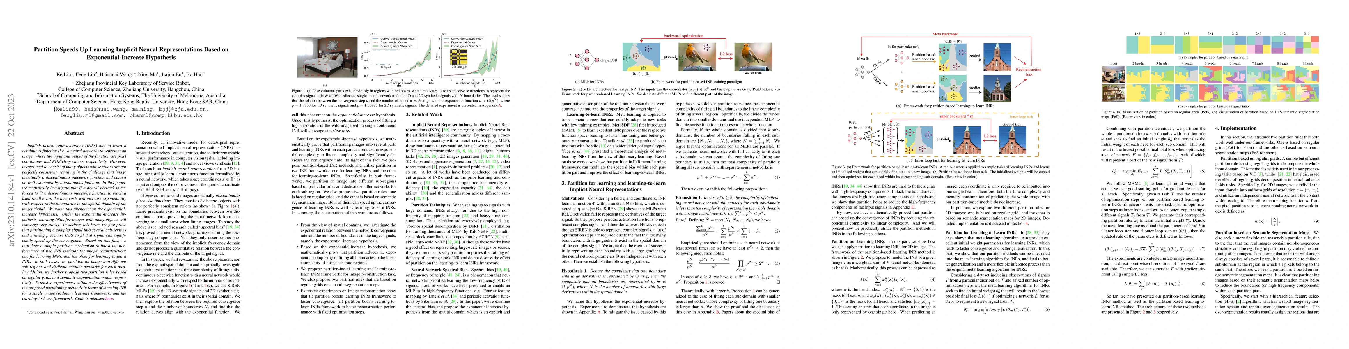 Thumbnail for Partition Speeds Up Learning Implicit Neural Representations Based on
  Exponential-Increase Hypothesis