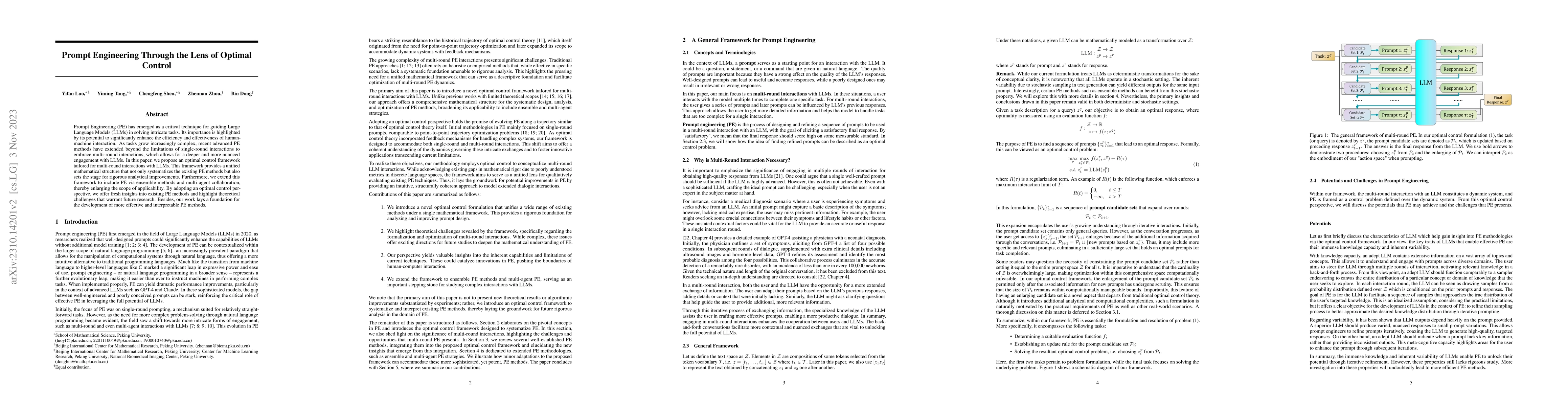 Thumbnail for Prompt Engineering Through the Lens of Optimal Control