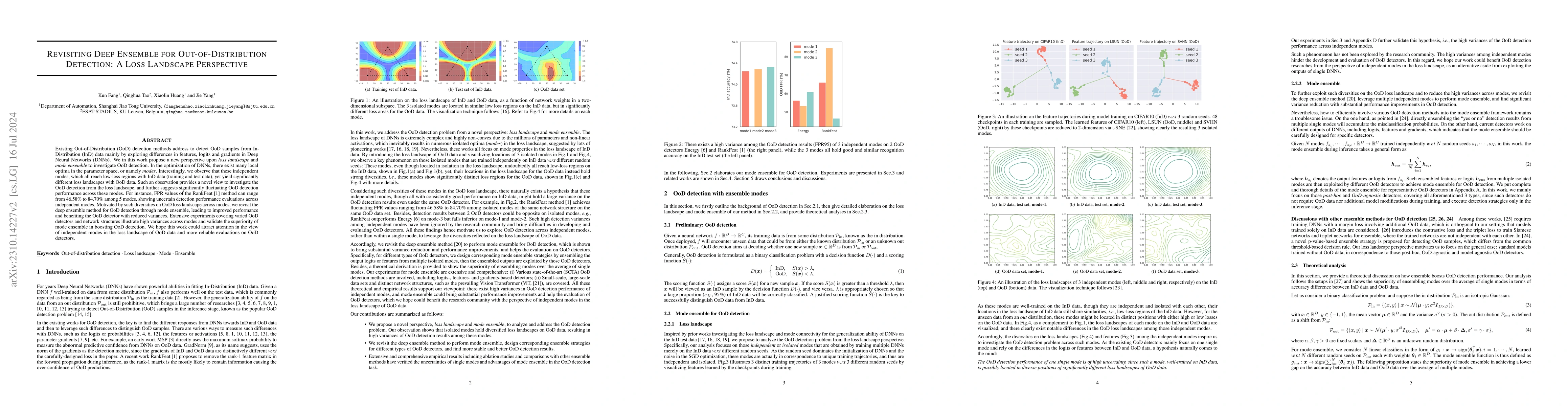 Thumbnail for Revisiting Deep Ensemble for Out-of-Distribution Detection: A Loss
  Landscape Perspective