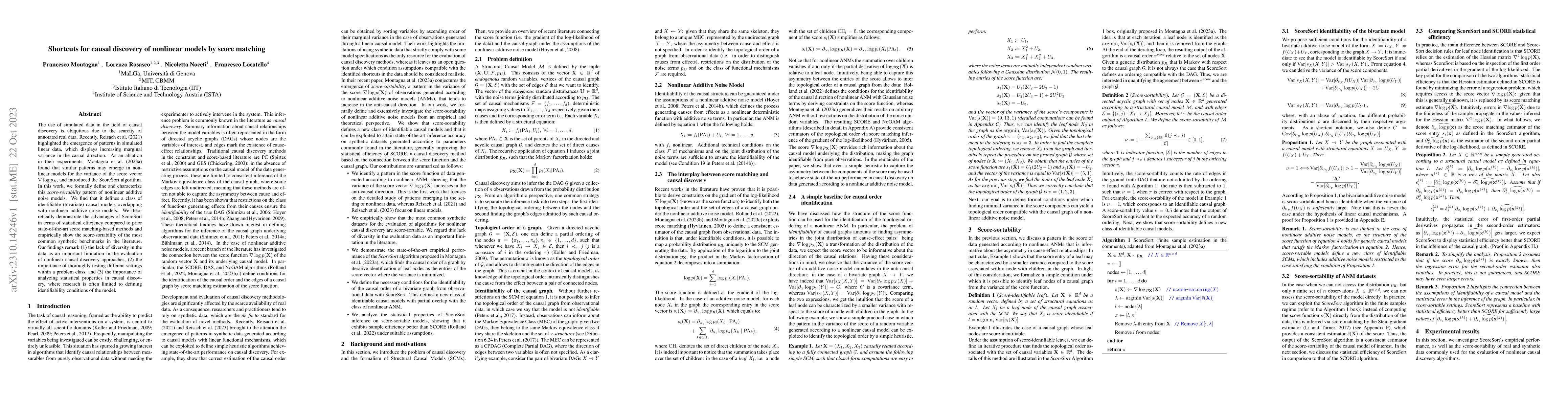 Thumbnail for Shortcuts for causal discovery of nonlinear models by score matching
