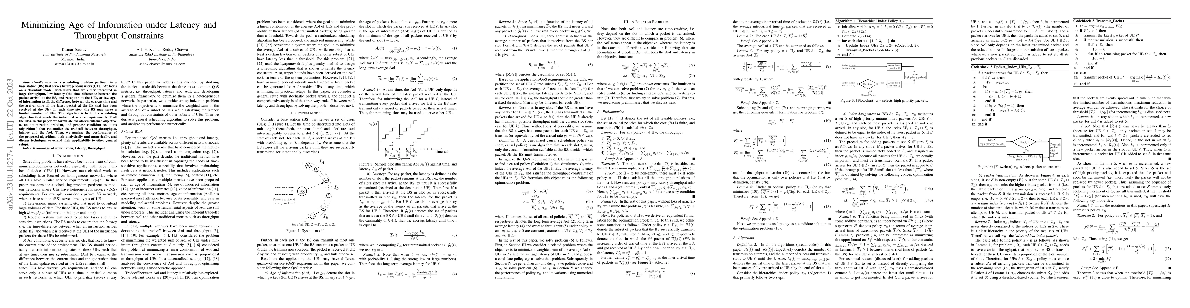 Thumbnail for Minimizing Age of Information under Latency and Throughput Constraints