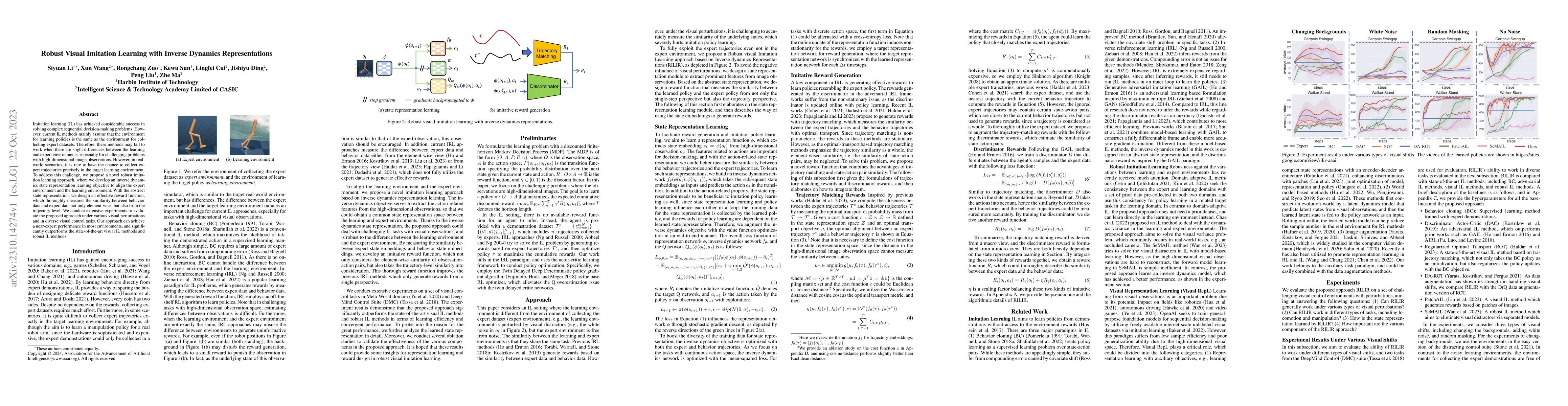 Thumbnail for Robust Visual Imitation Learning with Inverse Dynamics Representations