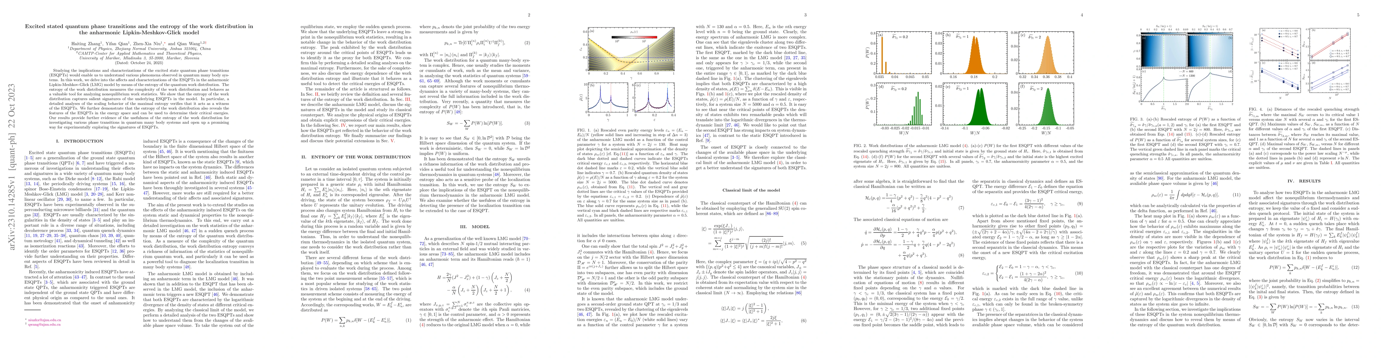 Thumbnail for Excited stated quantum phase transitions and the entropy of the work
  distribution in the anharmonic Lipkin-Meshkov-Glick model