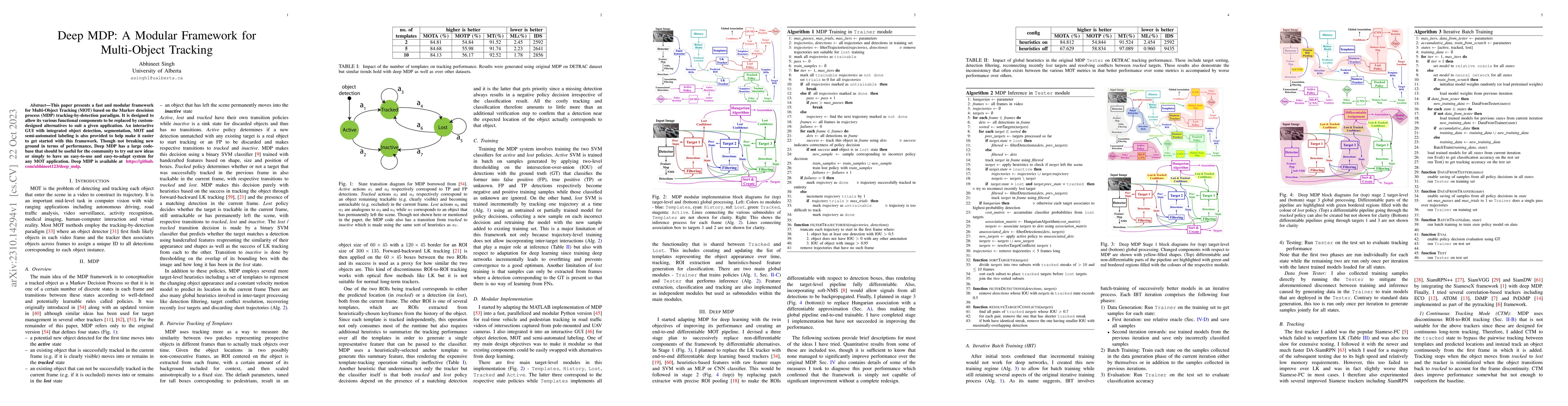 Thumbnail for Deep MDP: A Modular Framework for Multi-Object Tracking