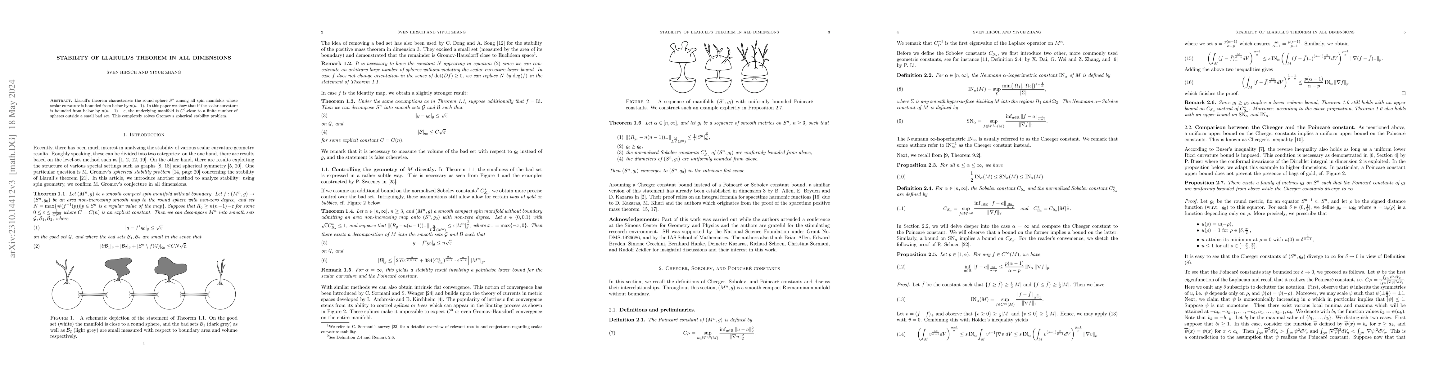 Thumbnail for Stability of Llarull's theorem in all dimensions