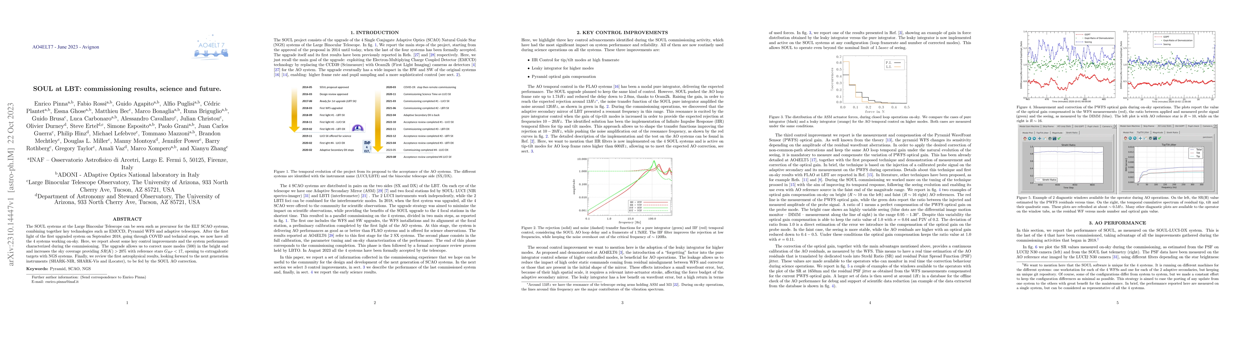 Thumbnail for SOUL at LBT: commissioning results, science and future